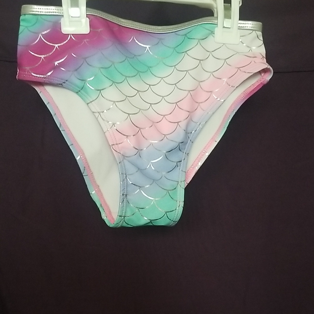 Betsey Johnson Iridescent Scale Bikini Bottom